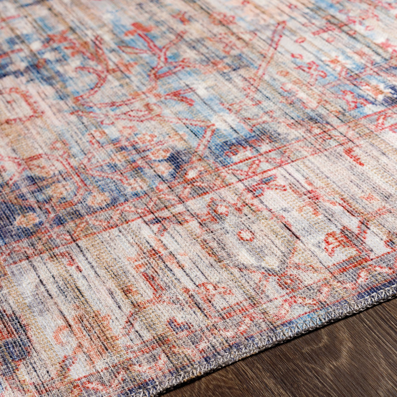 Sheryl Washable Oriental Indoor Rug, Rectangle 7'10" x 10'2"