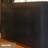 French vintage solid wood simulated flame fireplace