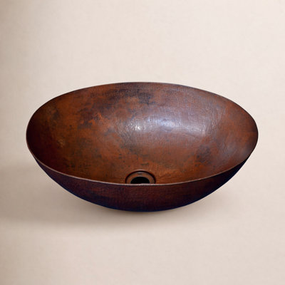 Maestro Metal Oval Vessel Bathroom Sink