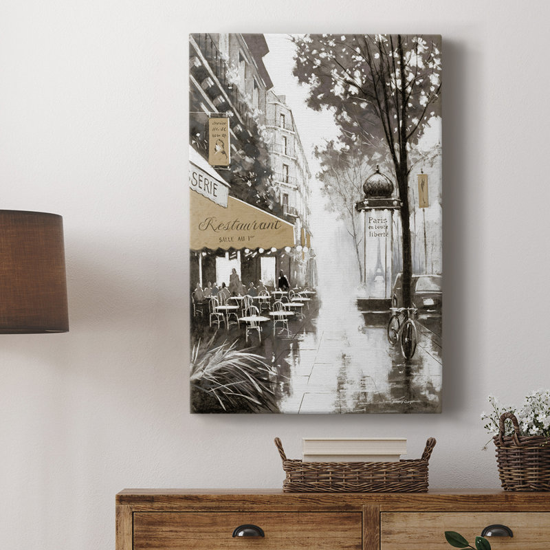 Promenez-vous dans Paris II - galerie Cavas, H 48 po x l 32 po