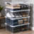 Sorbus Clear Underbed Storage Bins With Lids And Handles 40qt Capacity Organizer Boxes, Single-569855258