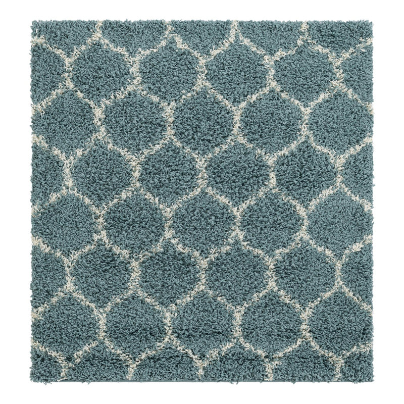 Geometric Indoor Rug, Square 4'