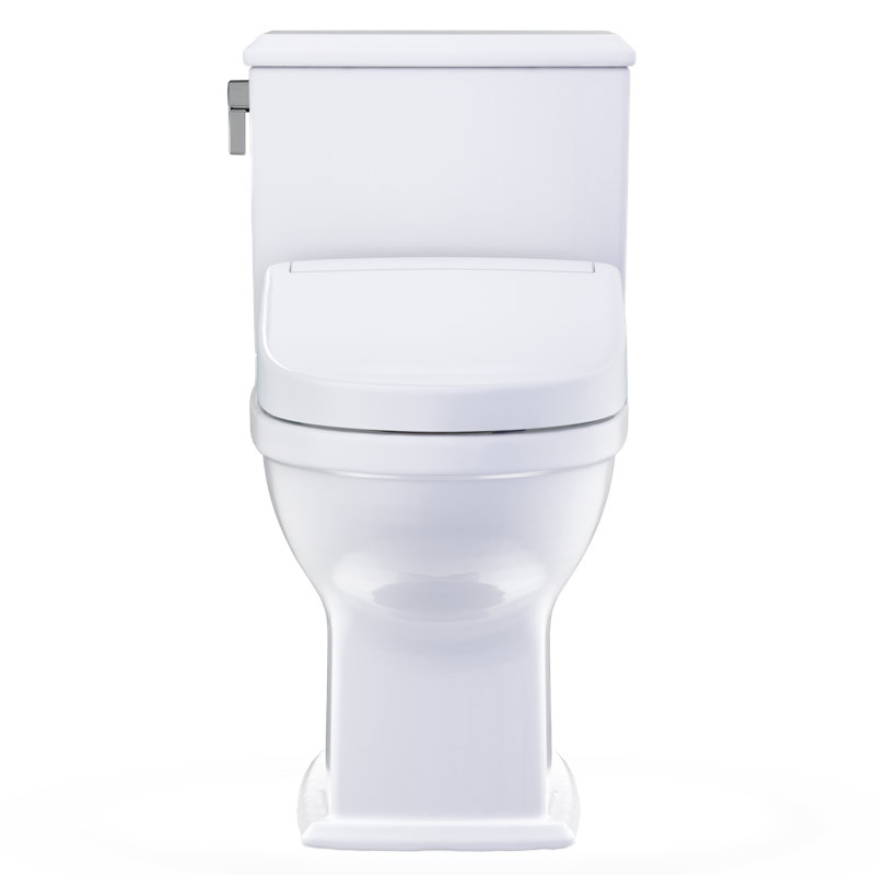 TOTO® WASHLET®+  Connelly® Two-Piece Elongated Dual Flush 1.28 and 0.9 GPF Toilet and WASHLET S5 Bidet Seat, Cotton White - MW4943446CEMFG#01