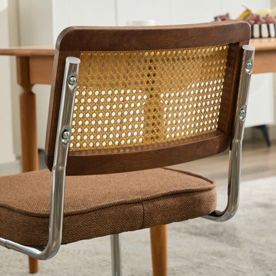 Ensemble de 2 chaises de salle à manger de style Mid-Century moderne