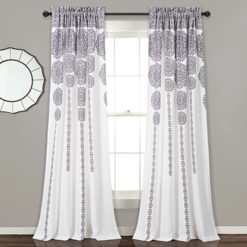 Room Darkening Curtain Pair, Purple
