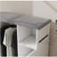 Chariot à repasser avec planche à repasser roulante, armoire à repasser polyvalente avec roues, solution de repassage compacte pour salle de lavage, chambre à coucher, vestiaire - blanc