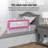 Dream On Me Mesh Security Bed Rail In Pink