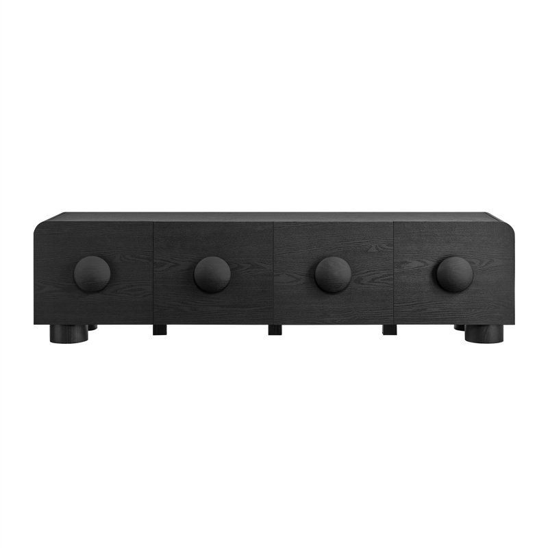 Sonnet 69" Low Profile TV Stand, Black