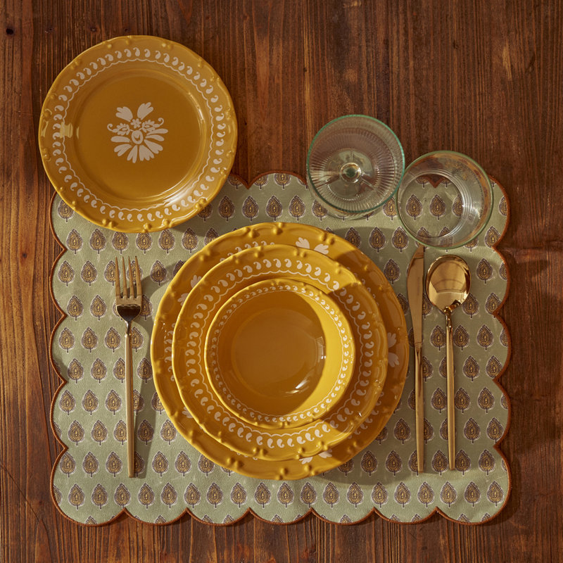Napperon Indian, Mustard