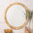 Lamont Rattan Round Mirror