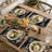 4-Piece Polyester Rectangle Dining Table Placemat