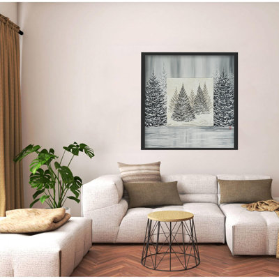 «Pine Portrait», art mural sur toile