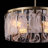 4 - Light Modern Dimmable Round Drum Chandelier With Handcrafted Clouded Glass-545379190