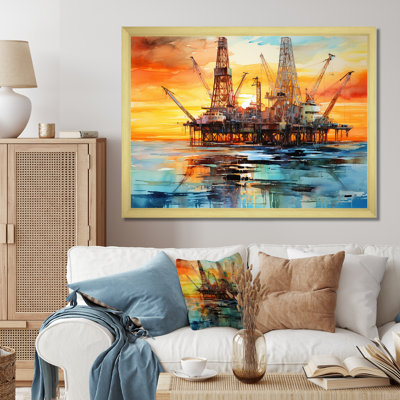 «Modern Ocean», plateforme sur toile, horizon