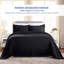 Ensemble de couvre-lit et taies décoratives 100 % coton texturé à médaillon de style moderne et contemporain Swanton-113476030-113476016
