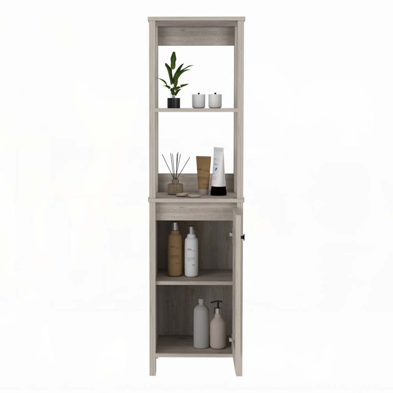 Armoire à linge Hanover, Gris clair
