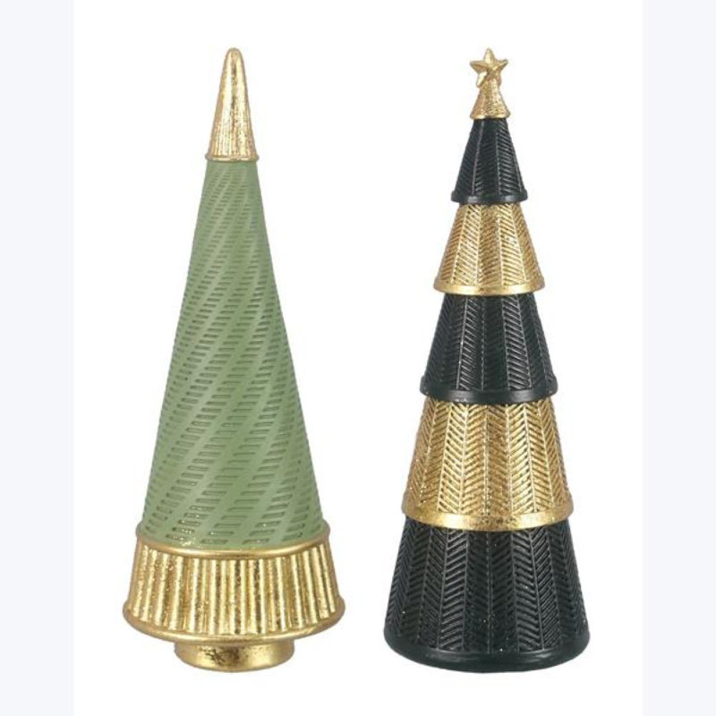 Resin Christmas Tree Tabletop-2 Pcs