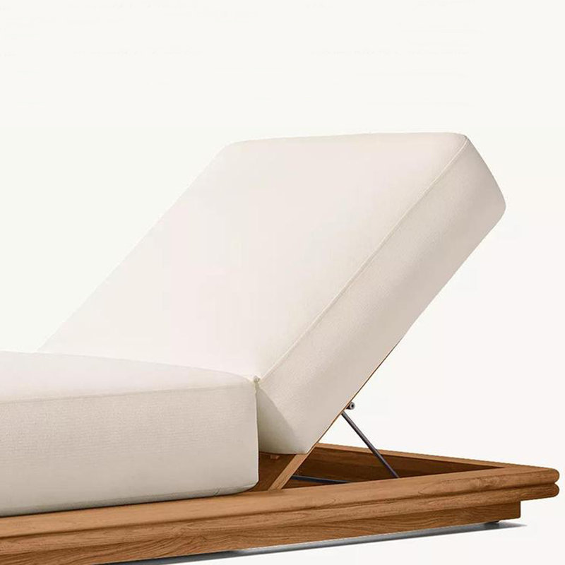 Hotel outdoor pool lounge chair