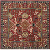 Antiquity Hand-Tufted Red Area Rug