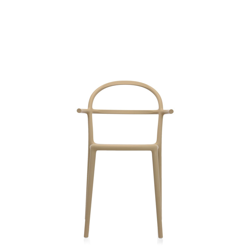 Generic C Arm Chair, Taupe