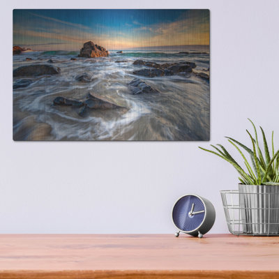 December Morning on Marginal Way' by Rick Berk, Metal Wall Art