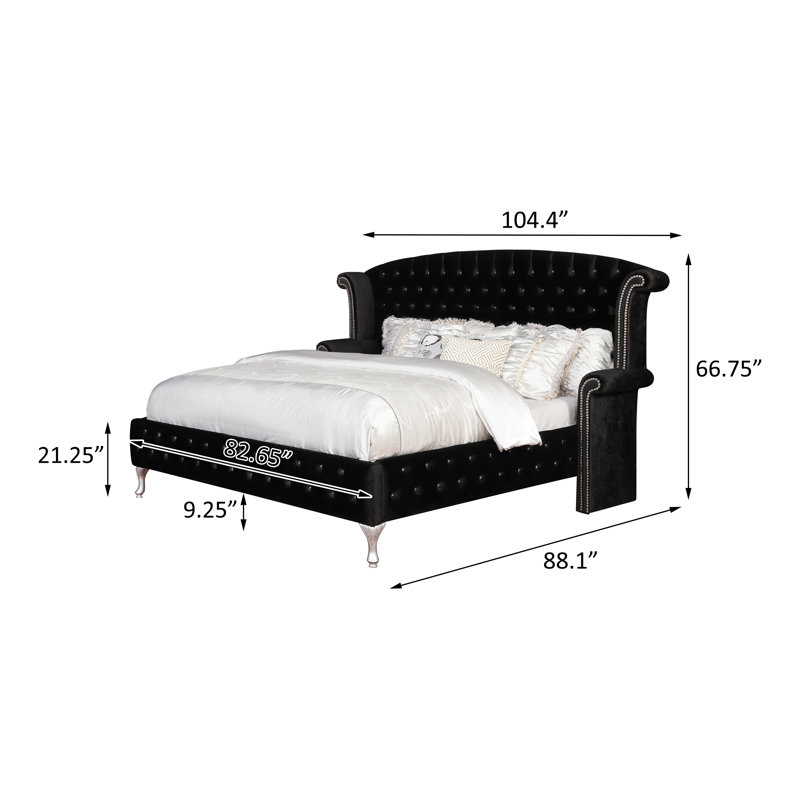 Ensemble de chambre à coucher 4 pièces Kayslee, Très grand