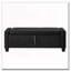 Banc de rangement en similicuir