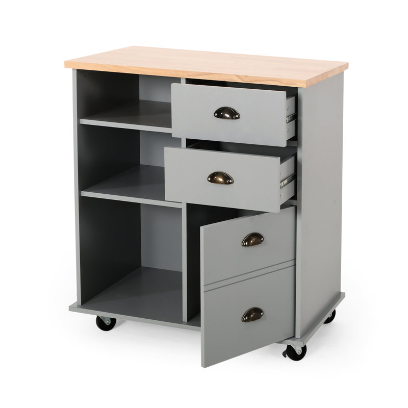 Chariot pour îlot de cuisine avec rangement, table d'appoint roulante sur roulettes avec grand plan de travail, armoire avec tiroirs pour la cuisine, salle à manger