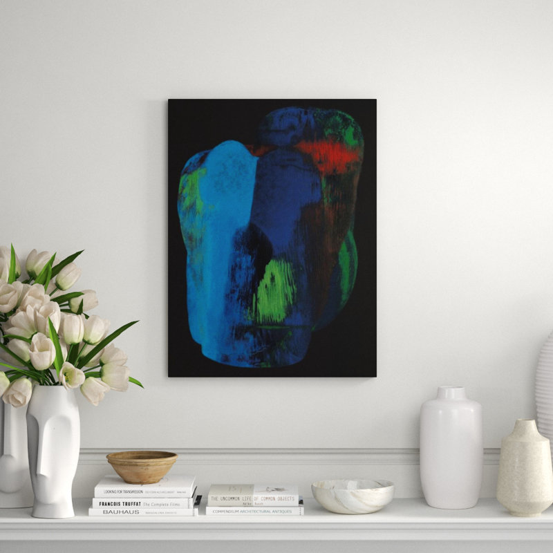 Jade II Print by FORM Design Studio, Image Brush Gel, 32" H x 24" W