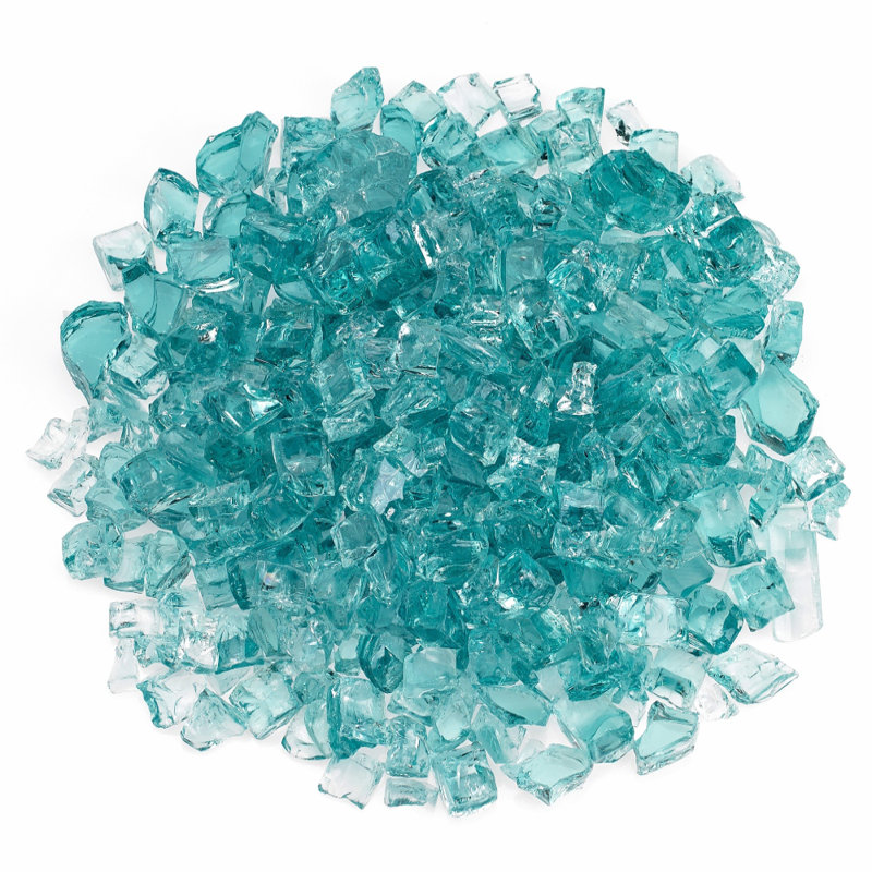 Verre de foyer 1/2 po, Bleu Azuria