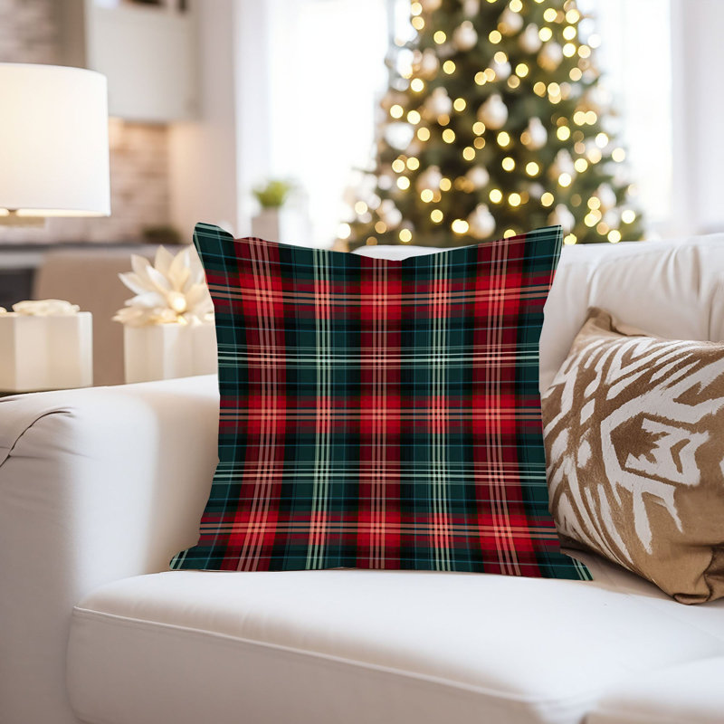 Plaid Pattern VI Modern, 18"H x 18"W