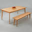 Rosalie solid wood dining table-1870047176-1870047179