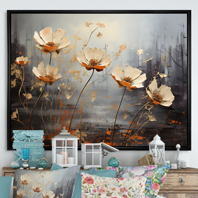 «Moody Flower Meadows I», reproduction sur toile