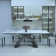 86.61"-118.11" Modern Extendable Dining Table - Brushed Black Steel Base