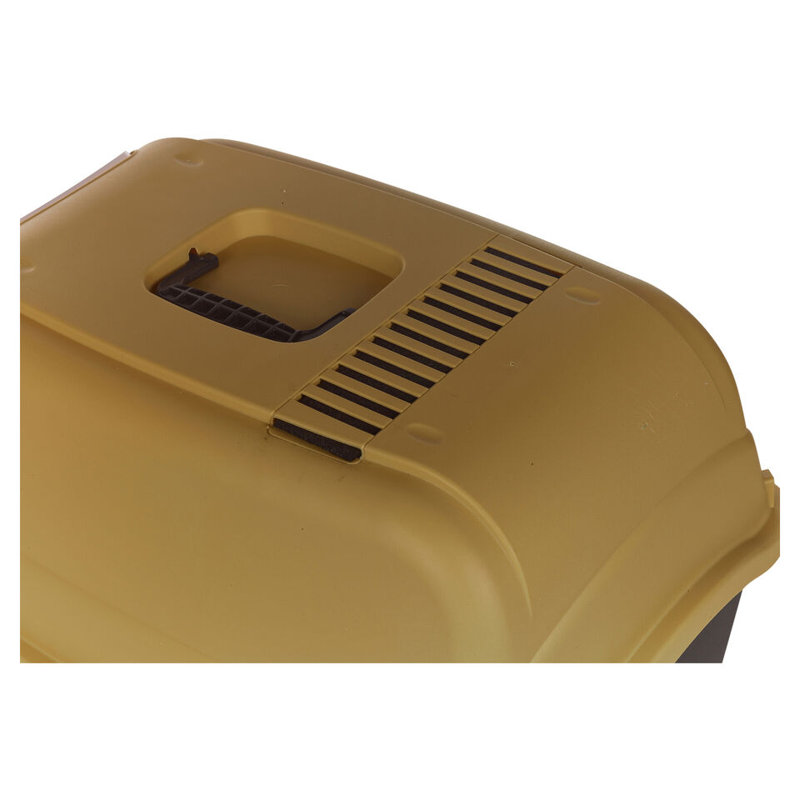 Plastic Litter Box Enclosure, Yellow Top