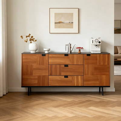 Retro Large-Capacity Sideboard