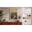 Mountain Over Settlement Japandi - Wrapped Canvas-143406339-143406341