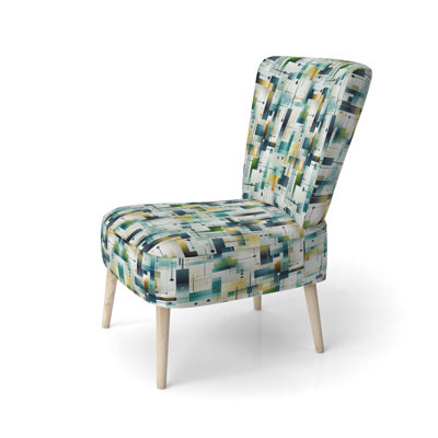 Chaise d'appoint rembourrée Green Green Cubic Oasis