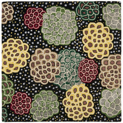 Soho Hand Tufted Wool & Viscose Pile Floral Rug