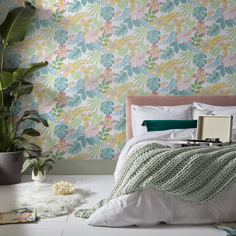 Floral Wallpaper Double Roll, Day