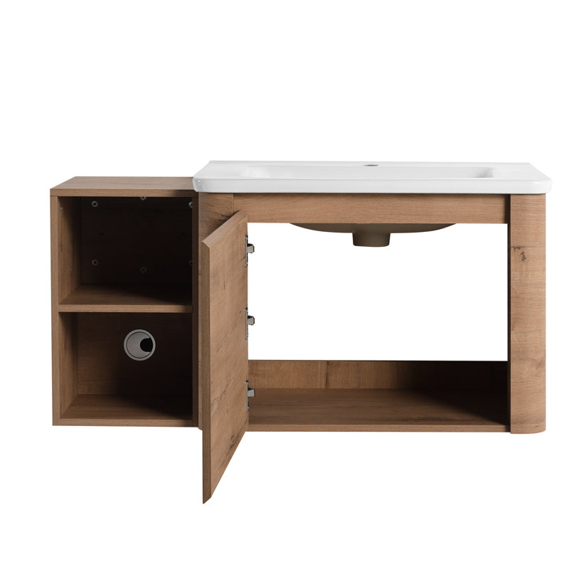 Ensemble de meuble-lavabo mural Ishiro Contemporary, 41"