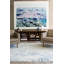 Adam Hunter Waves Blue Area Rug-56520840