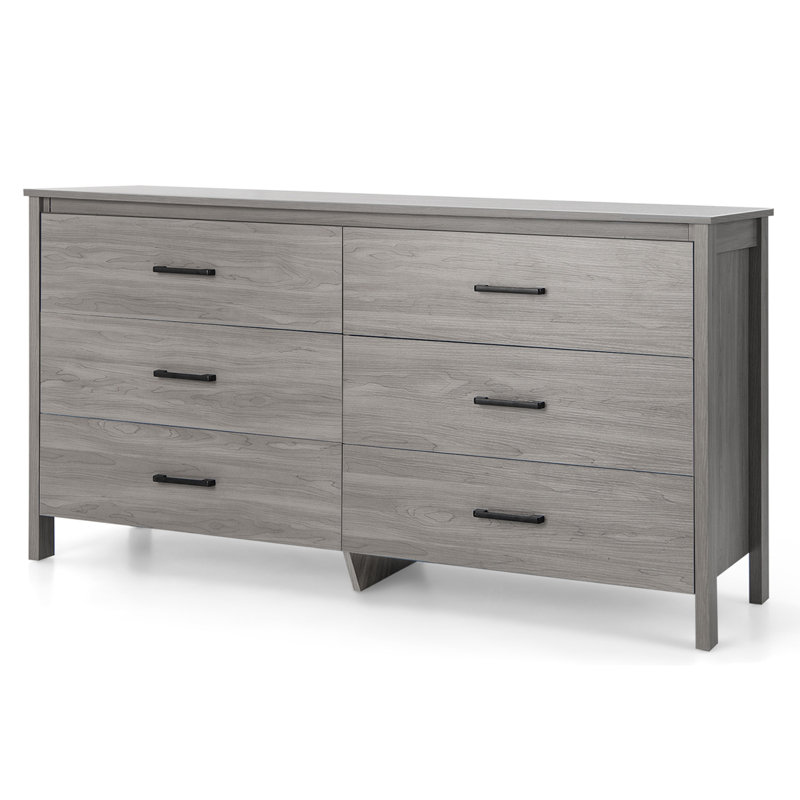 Adkisson 150 cm W Chest of 6 Drawers