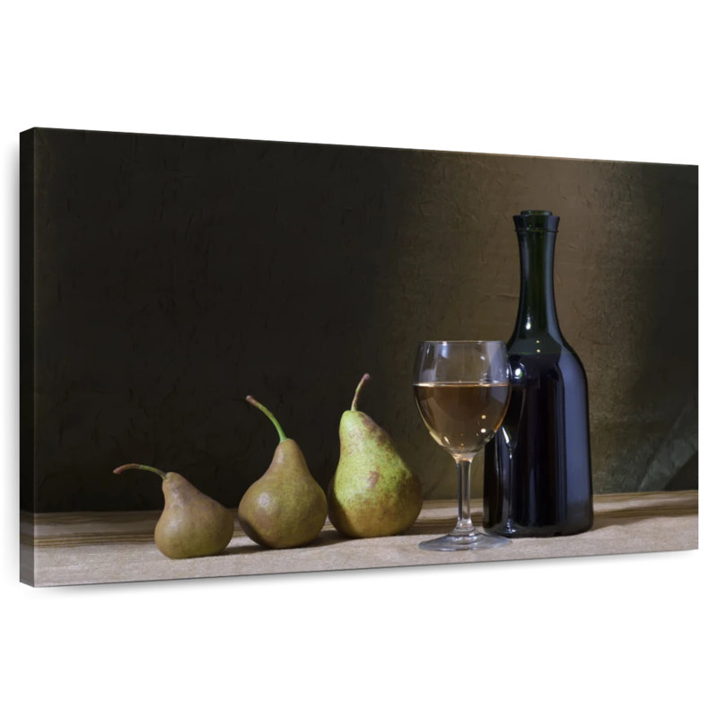 Yarlin vin et poires, H 32 po x l 48 po