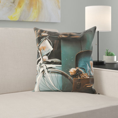 Microsuede Throw Pillow