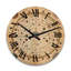 Horloge murale en bois massif Mariolita-536890256