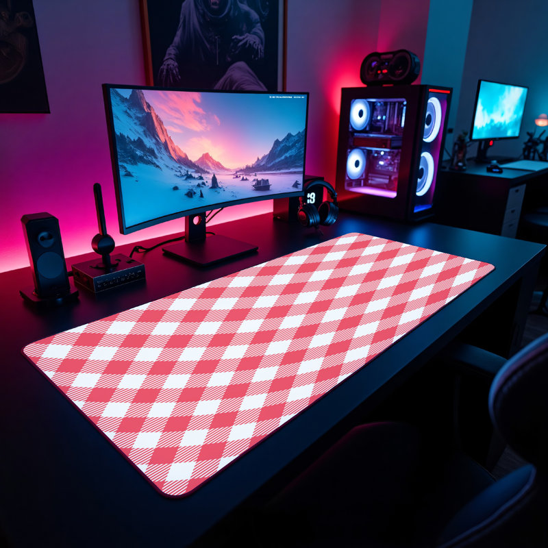 Polyester Desk Pad, 14.4x12.1