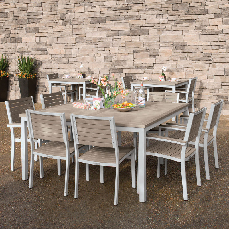 Travira Side Chair, Tekwood Vintage, Flint