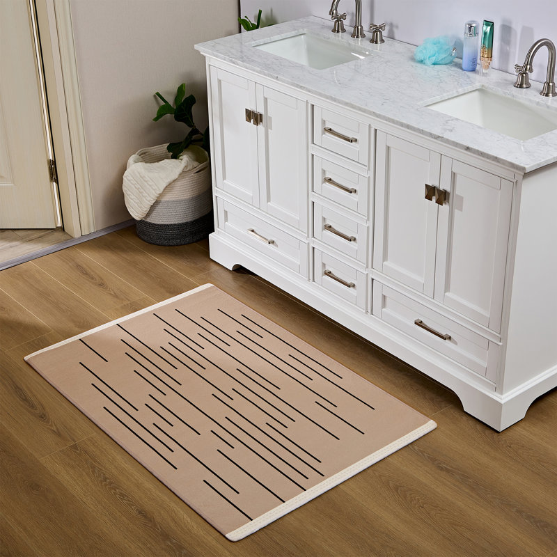 Front Door Mat, Durable Welcome Mat for Outdoor Indoor, Dirt Trapper Waterproof Non-Slip Door Mat for Entryway Patio Porch Bathroom