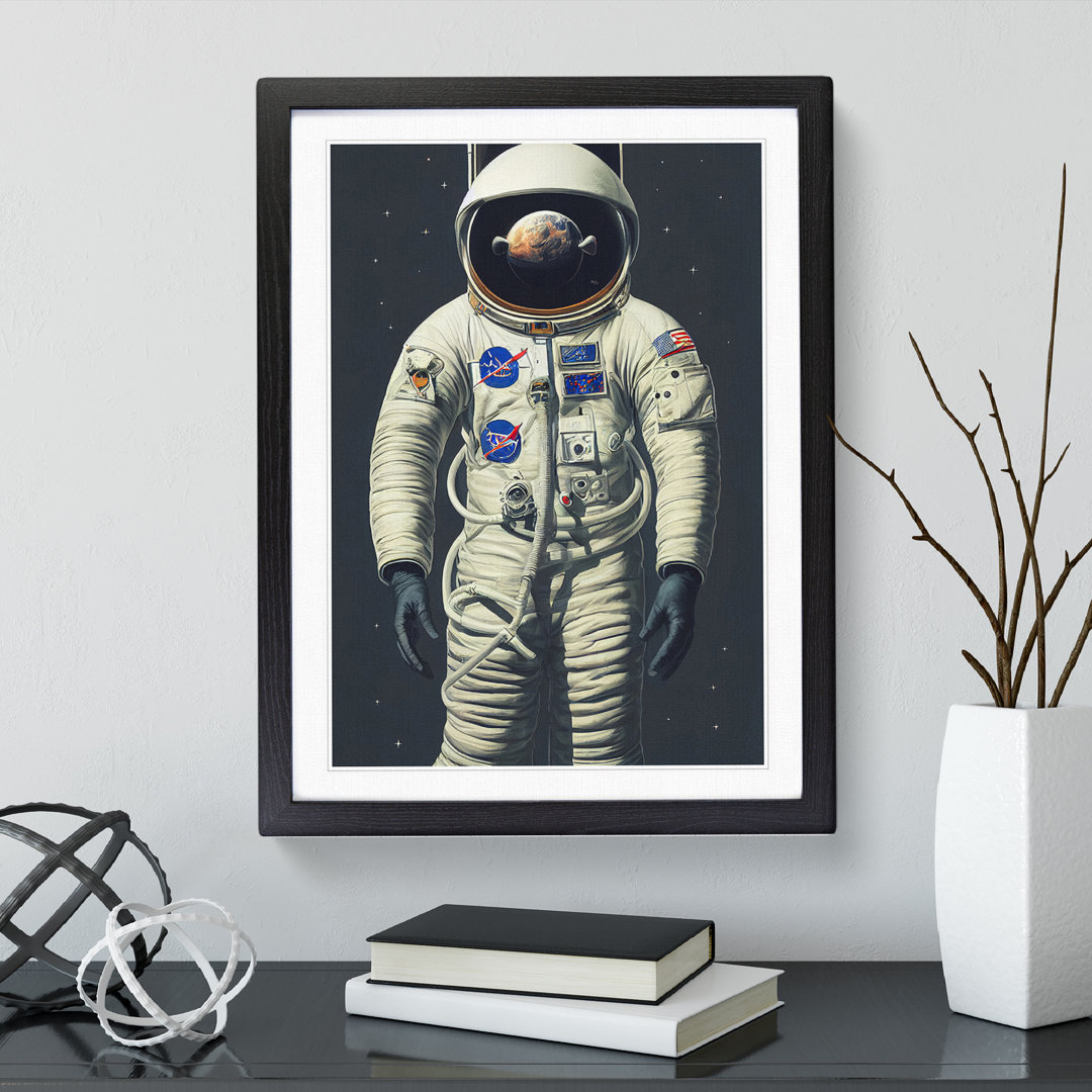 Wonderful Astronaut - Picture Frame Graphic Art